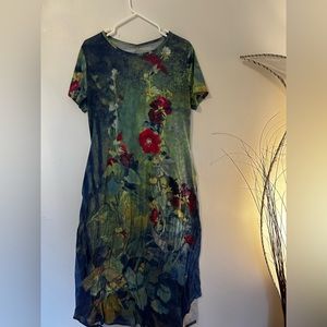 Dress, Floral, Watercolour